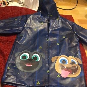 Used puppy dog pal raincoat